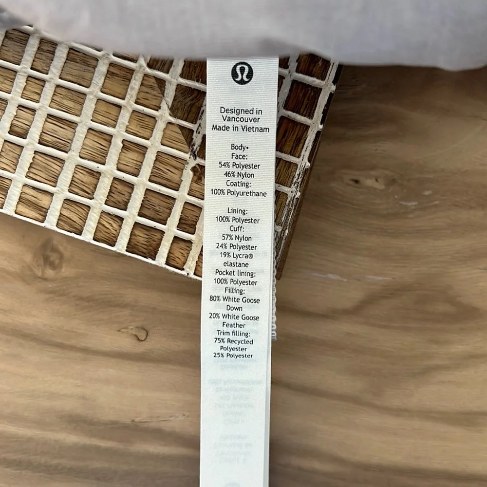 Lululemon Wunder Puff Coat